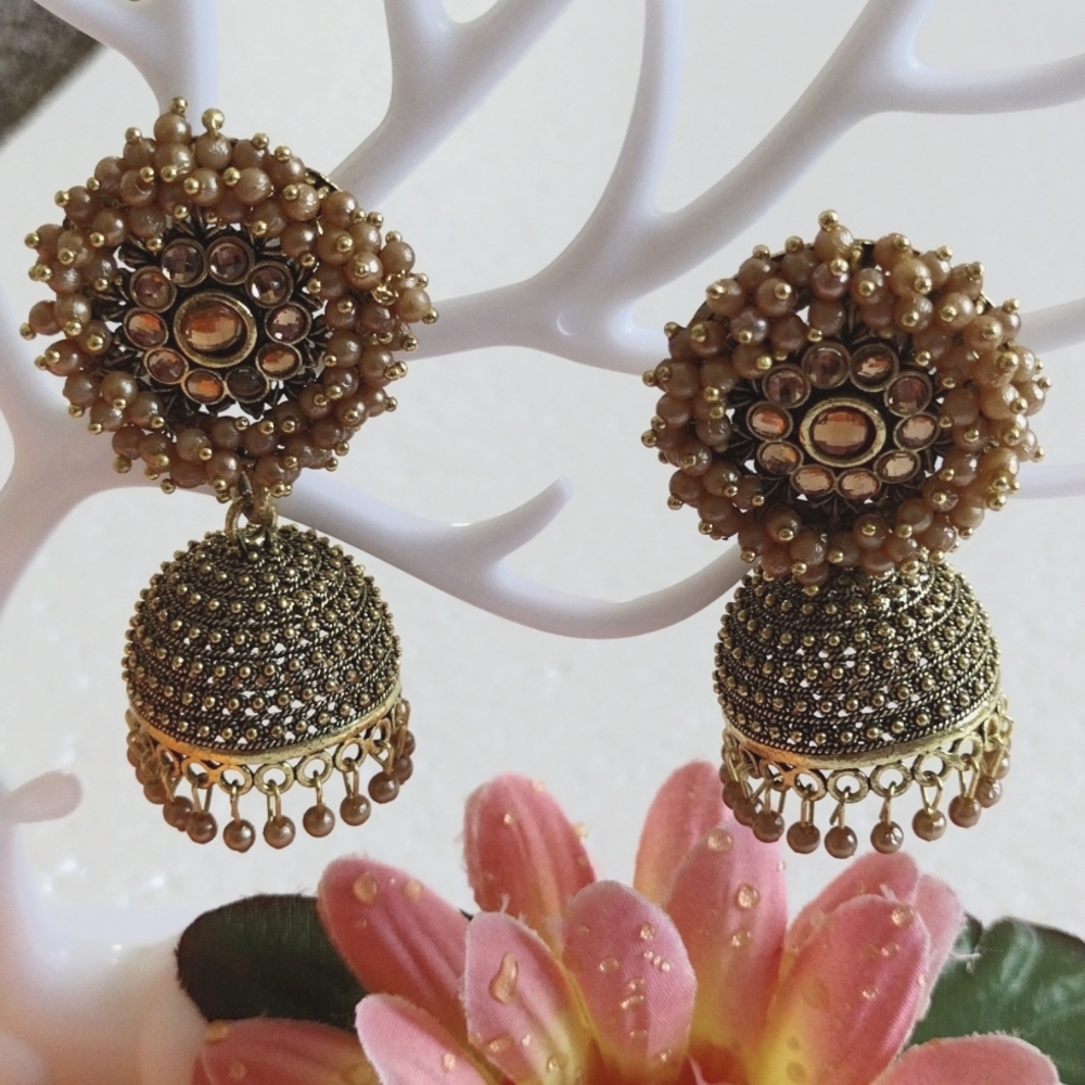 Jumka earrings perfect for party wear Eid Diwali